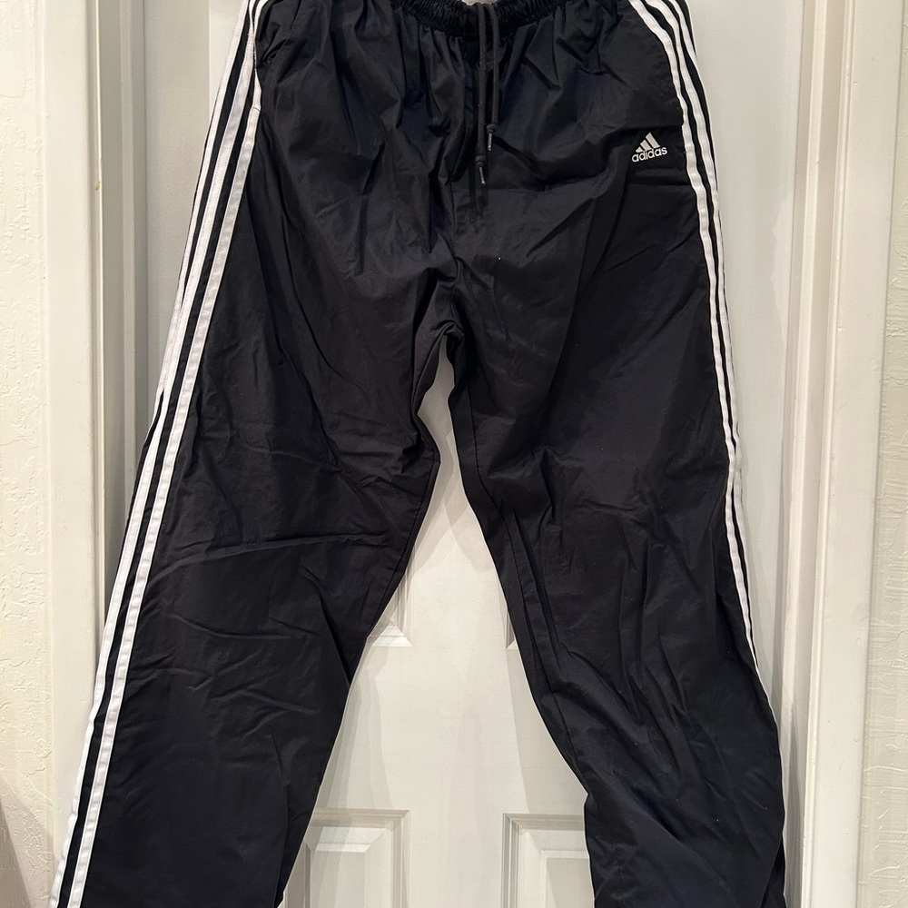 Men’s lined Adidas track pants